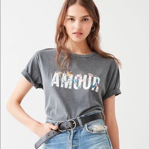 Urban outfitters cooperative Amour gray t-shirt